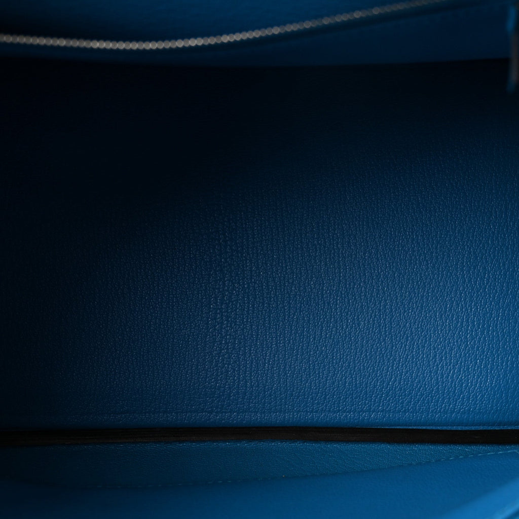 Epsom Birkin 30 Bleu Frida