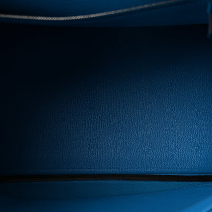 Epsom Birkin 30 Bleu Frida