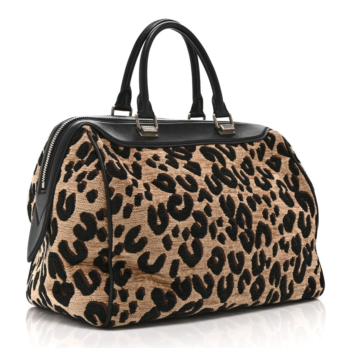 Jacquard Velvet Leopard Print Stephen Sprouse Speedy