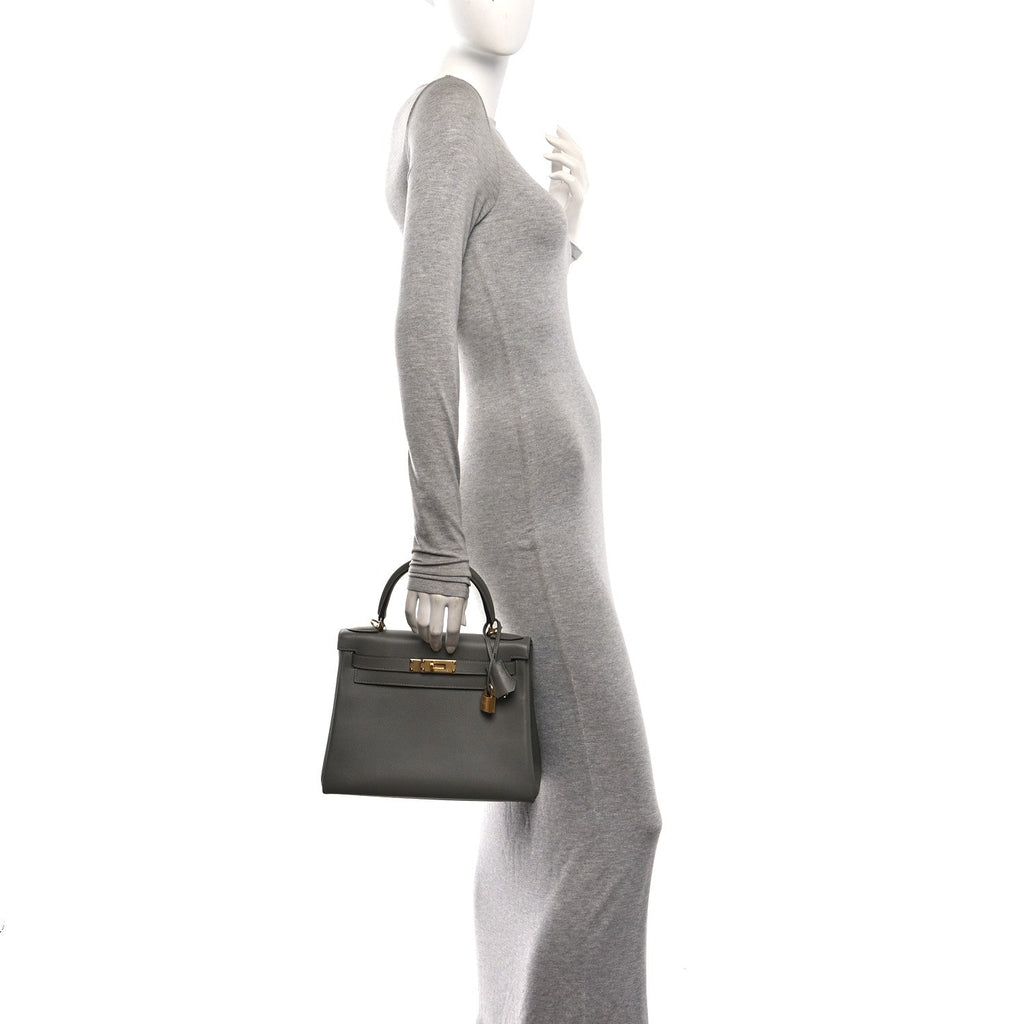 Evercolor Kelly Retourne 28 Gris Meyer