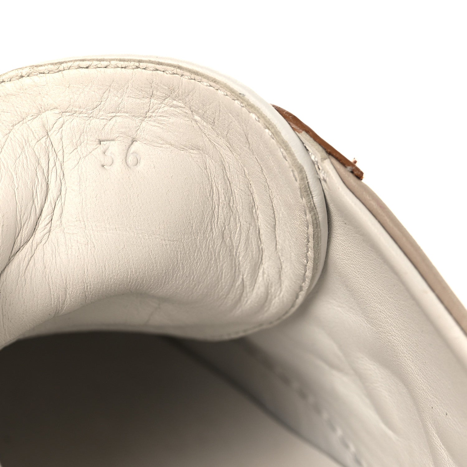 Calfskin Deep Sneakers 36 Multicolor White Gold