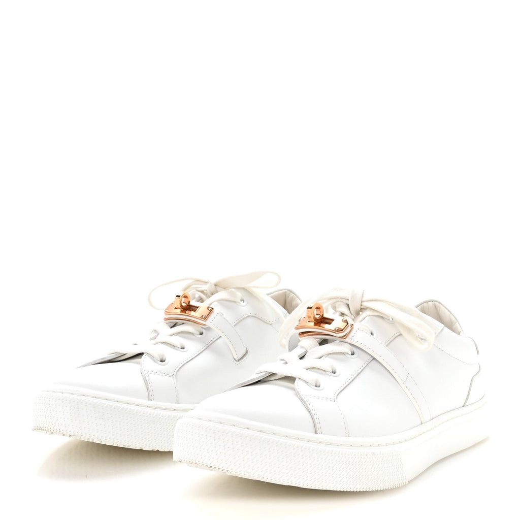 Calfskin Day Sneakers 39 White