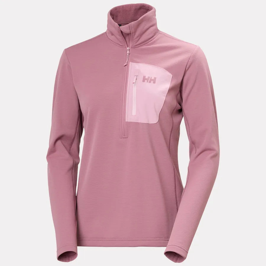 Helly Hansen Women's Versalite 1/2 Zip Fleece Jacket | Stay Comfortable and Dry with Breathable, Packable Fleece