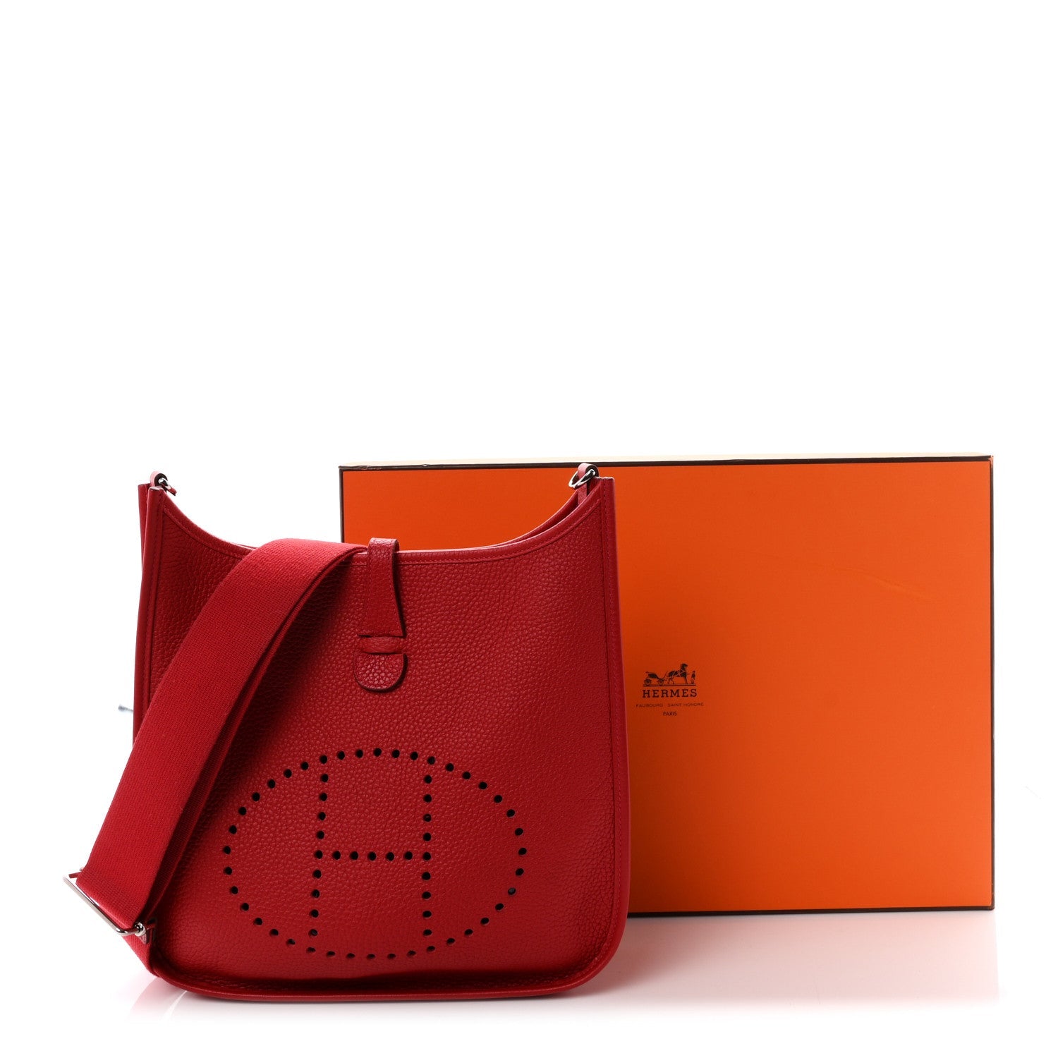 Taurillon Clemence Evelyne III PM Rouge Casaque