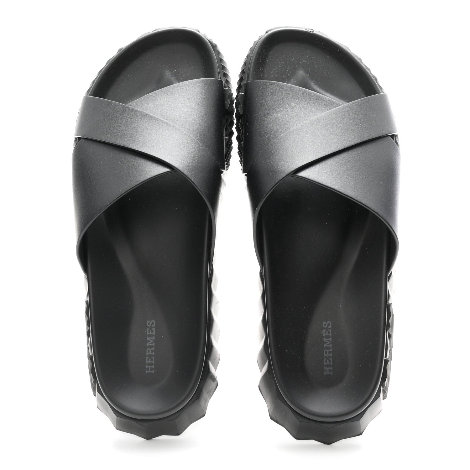 Nappa Mens Infra Sandals 42 Black