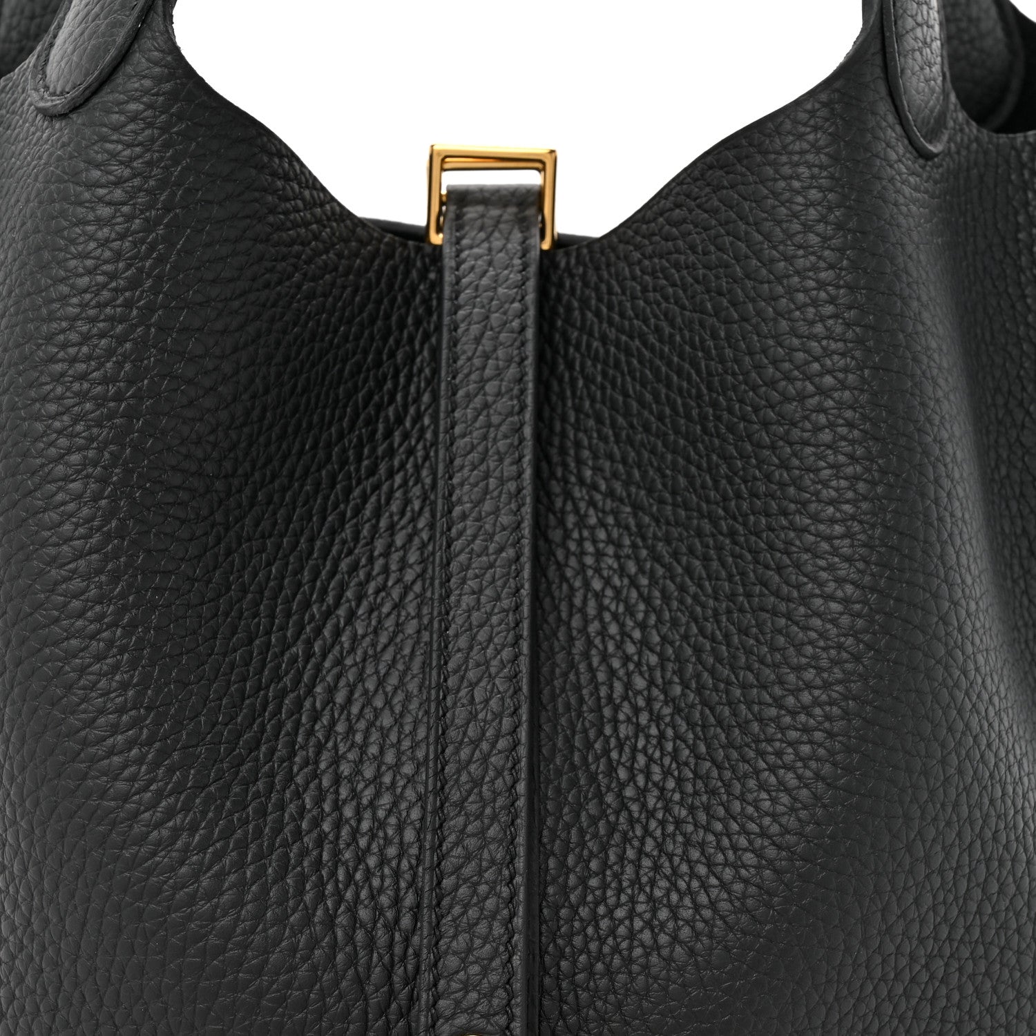 Taurillon Clemence Picotin Lock 22 MM Black