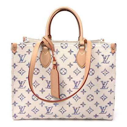Monogram Jacquard Nautical Onthego MM Multicolor Beige