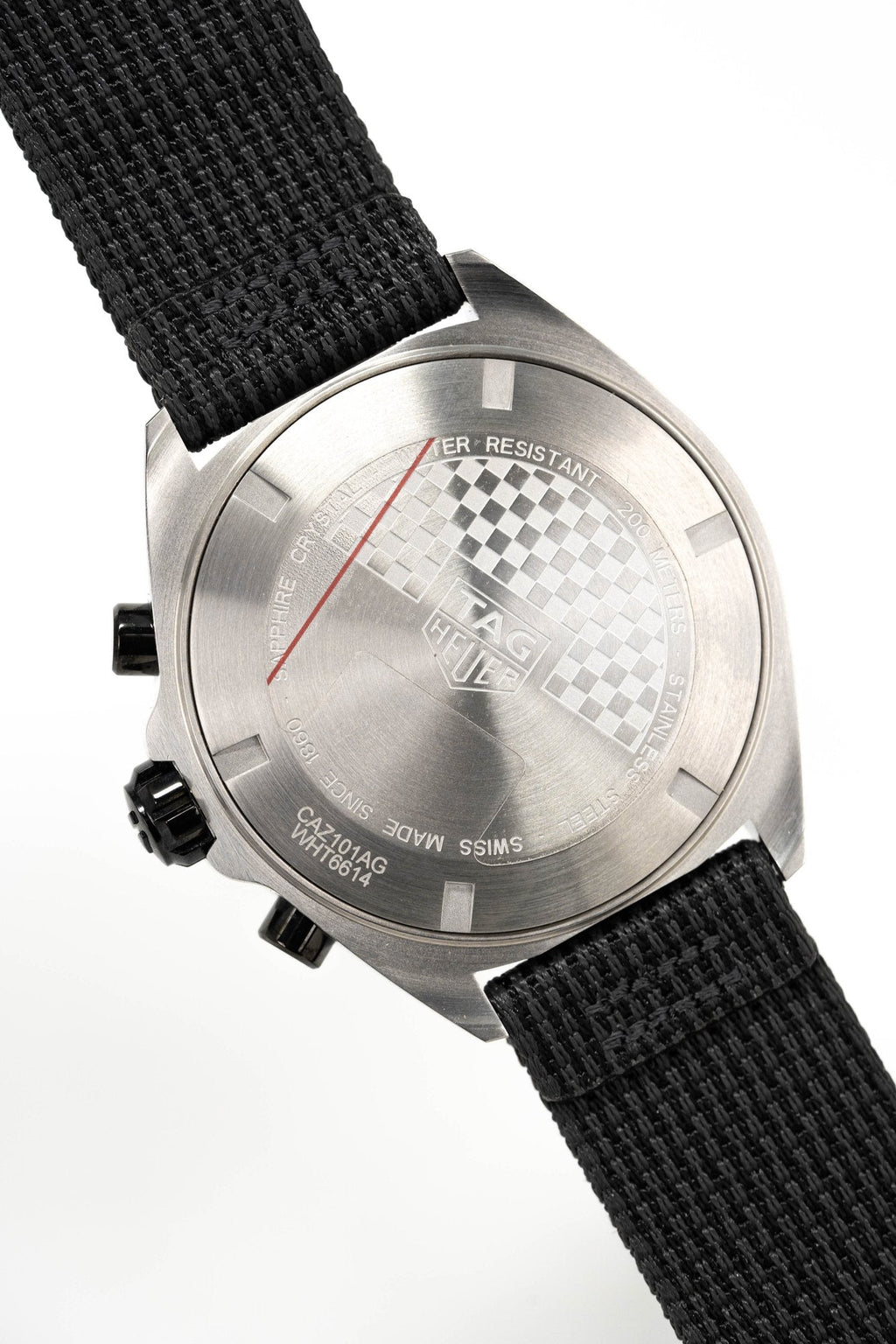 Tag Heuer Formula 1 Chronograph Grey Dial Black Nylon Strap Watch for Men - CAZ101AG.FC8304