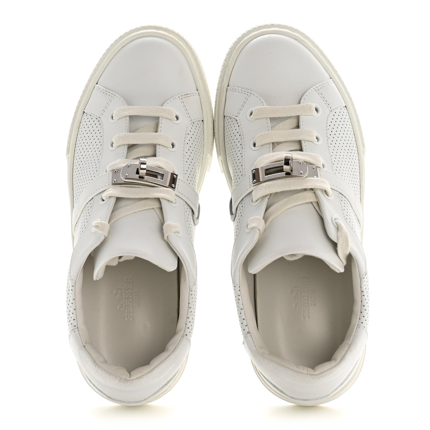 Calfskin Day Sneakers 37 White