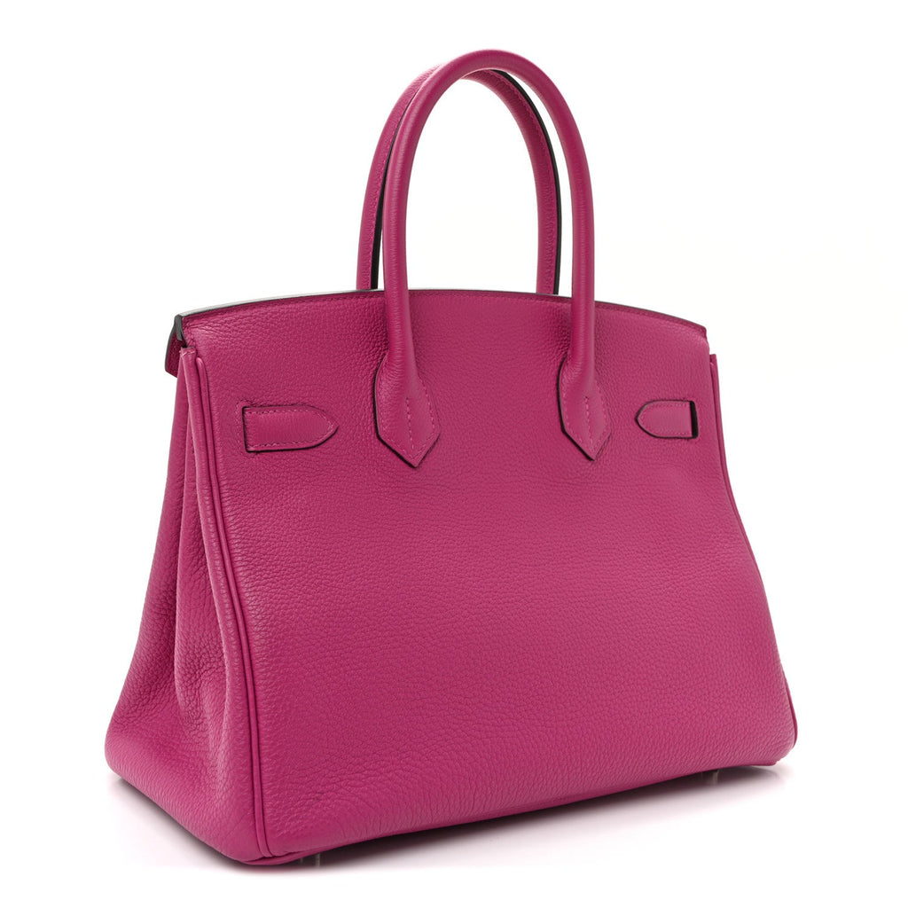 Togo Birkin 30 Rose Pourpre