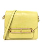 Matte Alligator Mini Sac Roulis Jaune Bourgeon