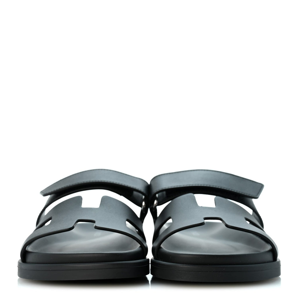 Calfskin Womens Chypre Sandals 36.5 Black