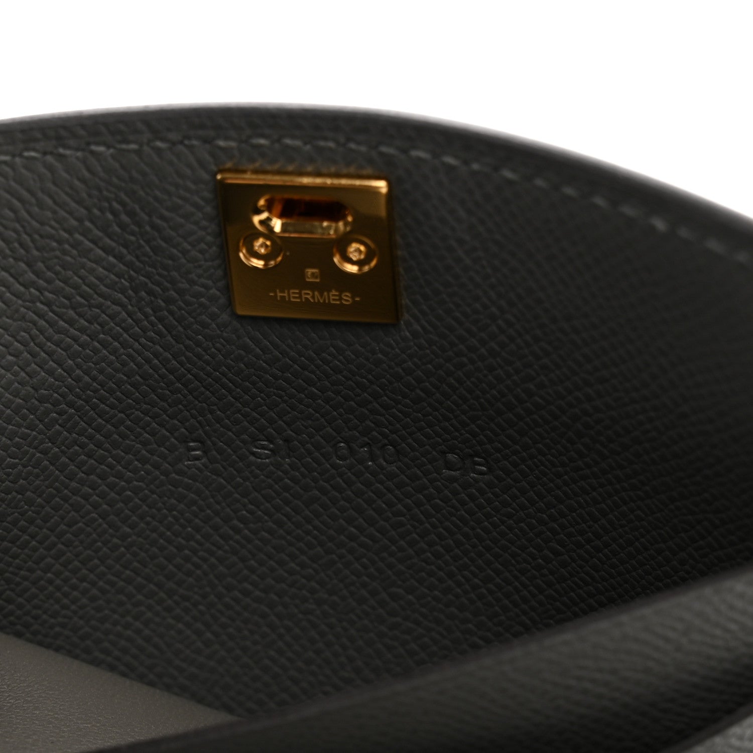 Madame Calfskin Medor Card Holder Gris Meyer