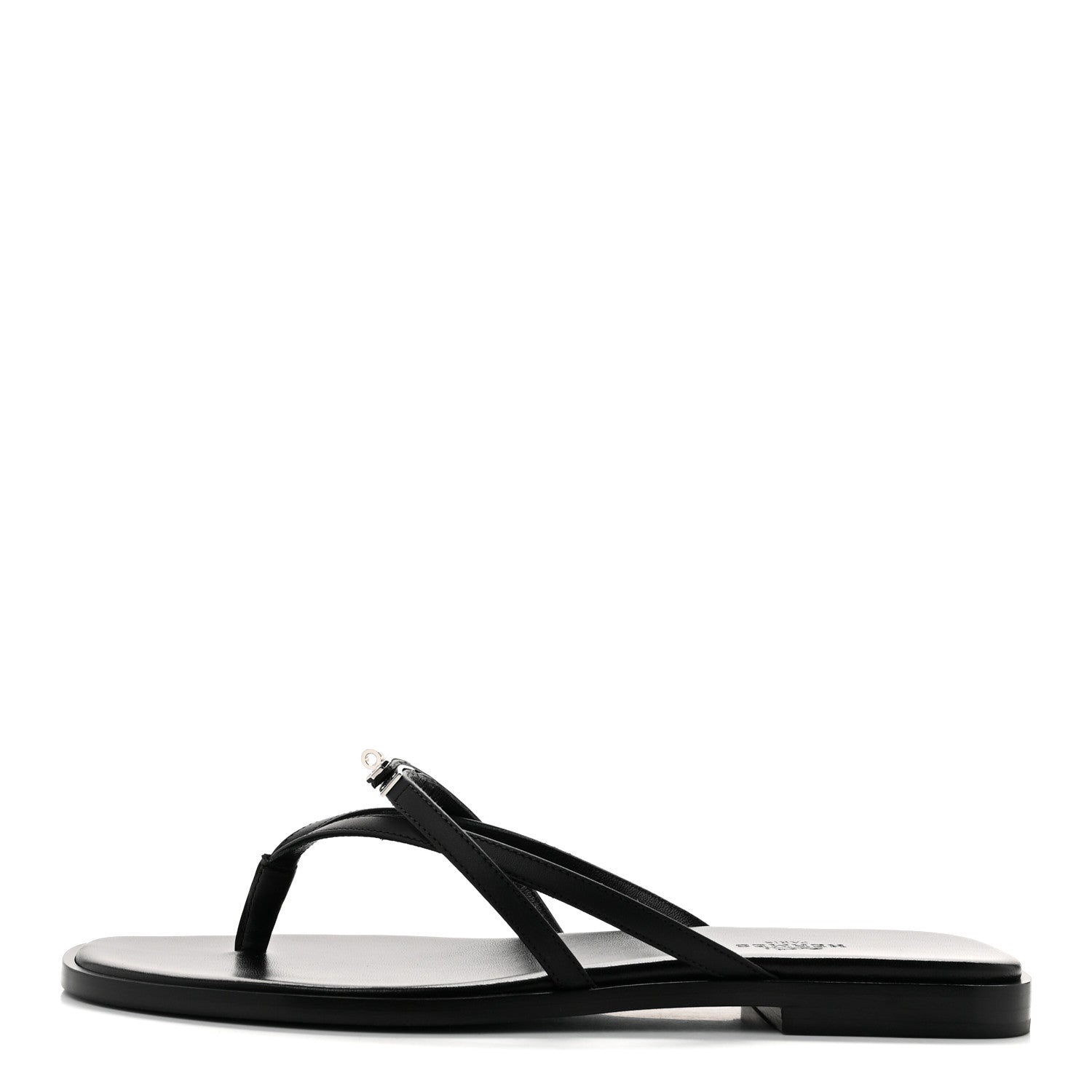 Calfskin Miss Sandals 39 Black