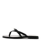 Calfskin Miss Sandals 39 Black