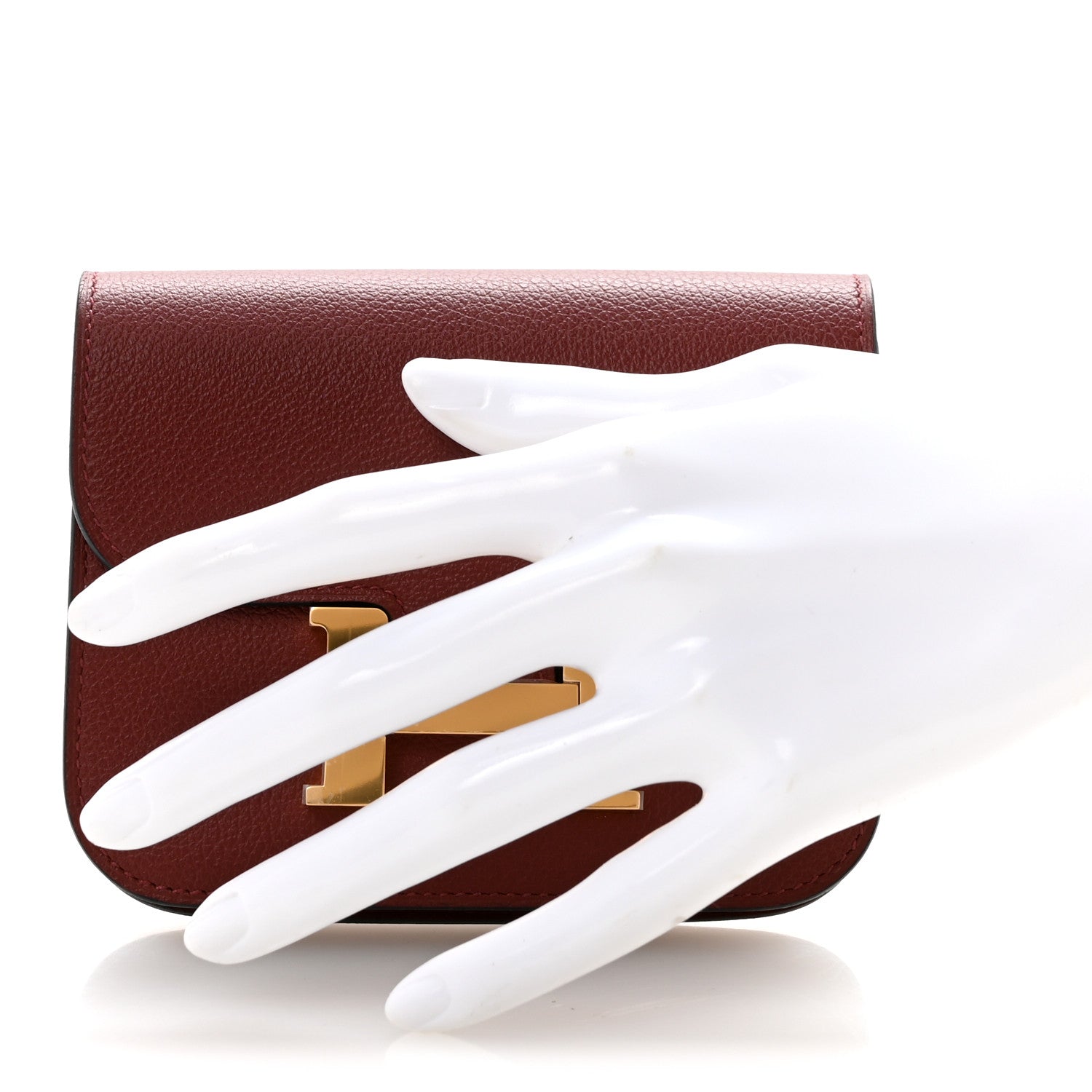 Evercolor Constance Slim Wallet Rouge H