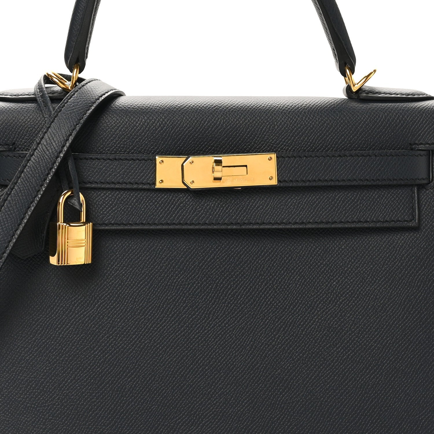 Epsom Kelly Sellier 28 Bleu Indigo
