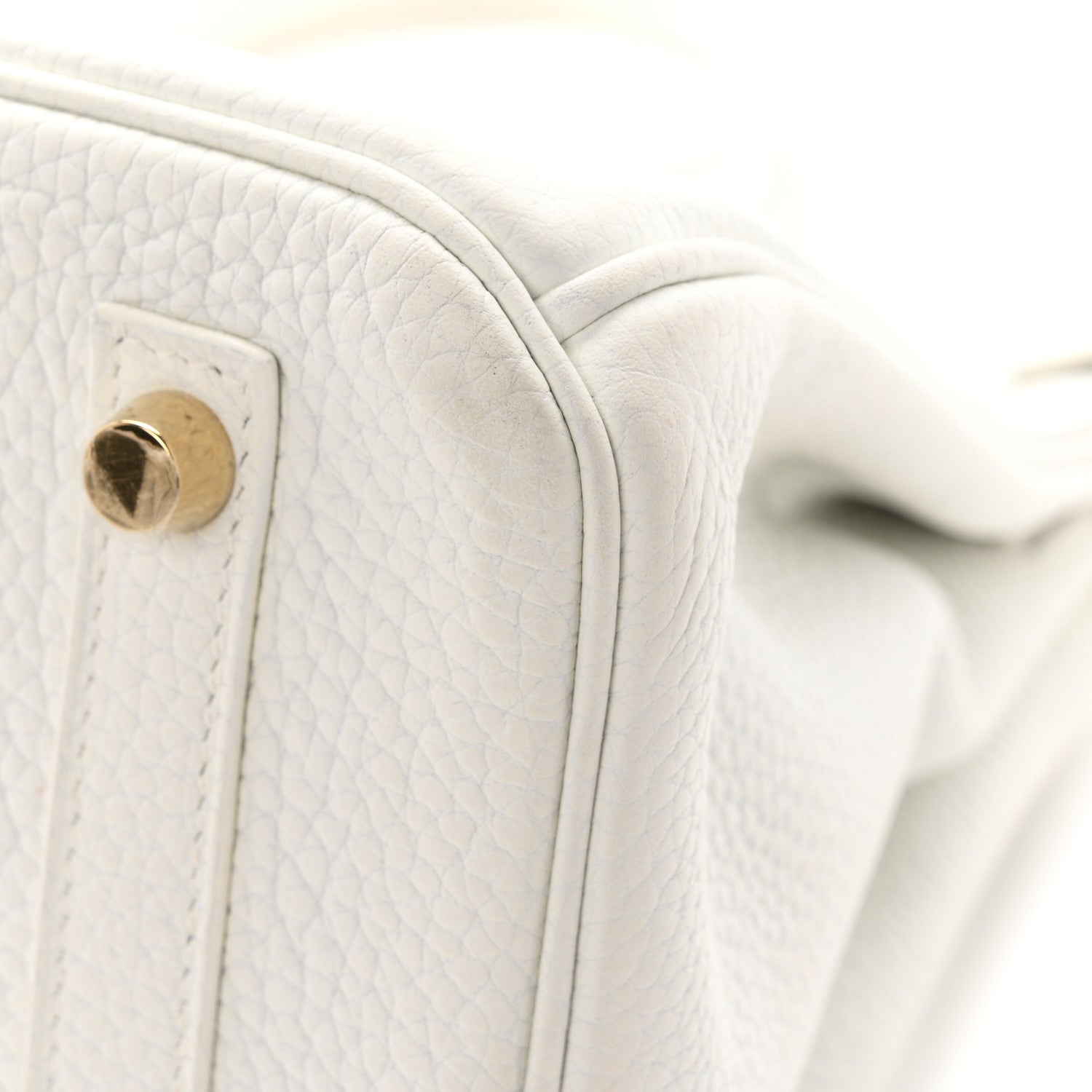 Taurillon Clemence Birkin 30 White