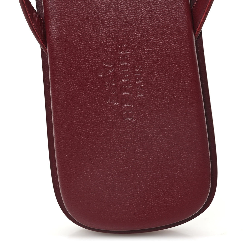 Calfskin Miss Sandals 39 Rouge H