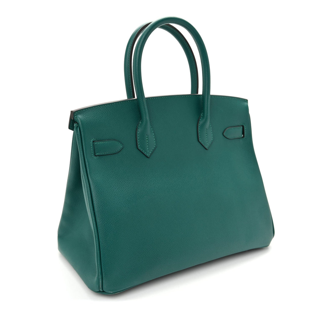 Epsom Birkin 30 Malachite