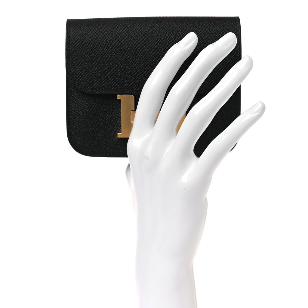 Epsom Constance Slim Wallet Black