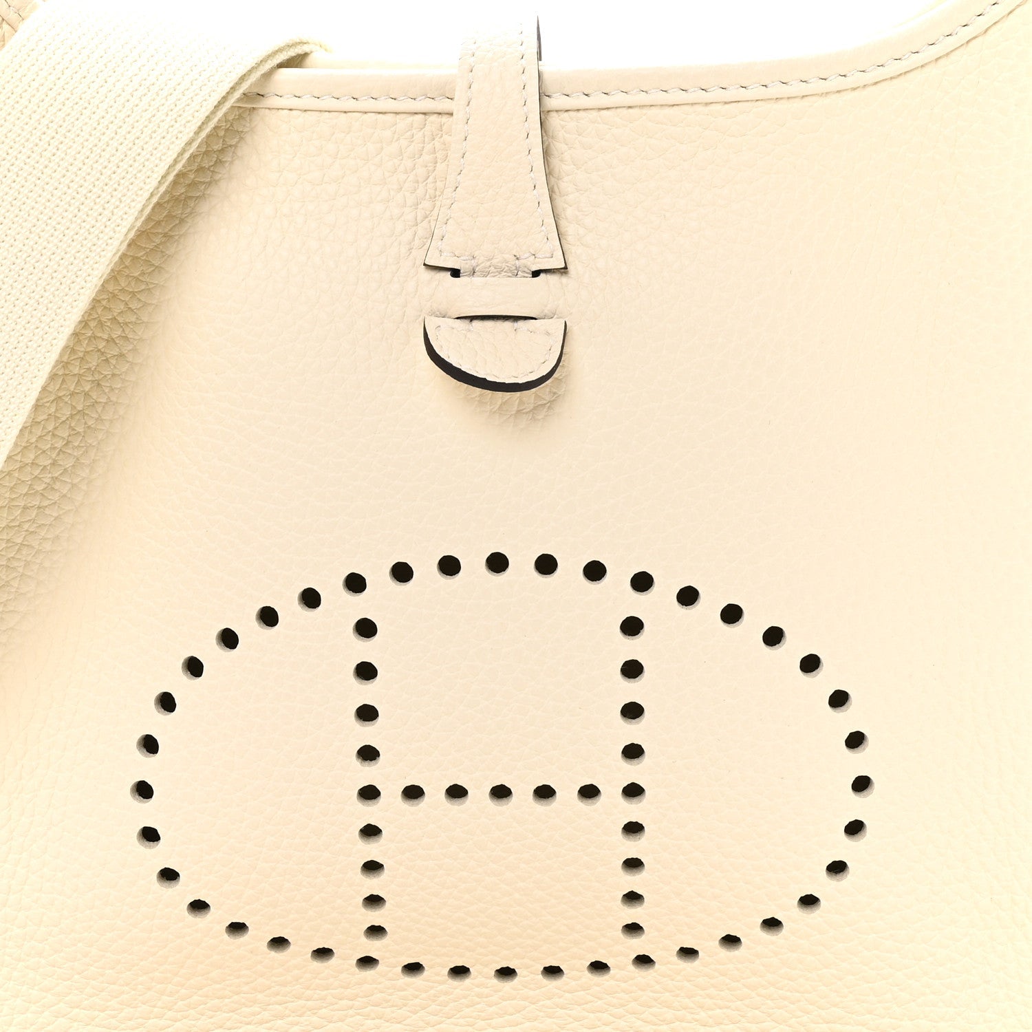 Taurillon Clemence Evelyne 23 Poche III Cream