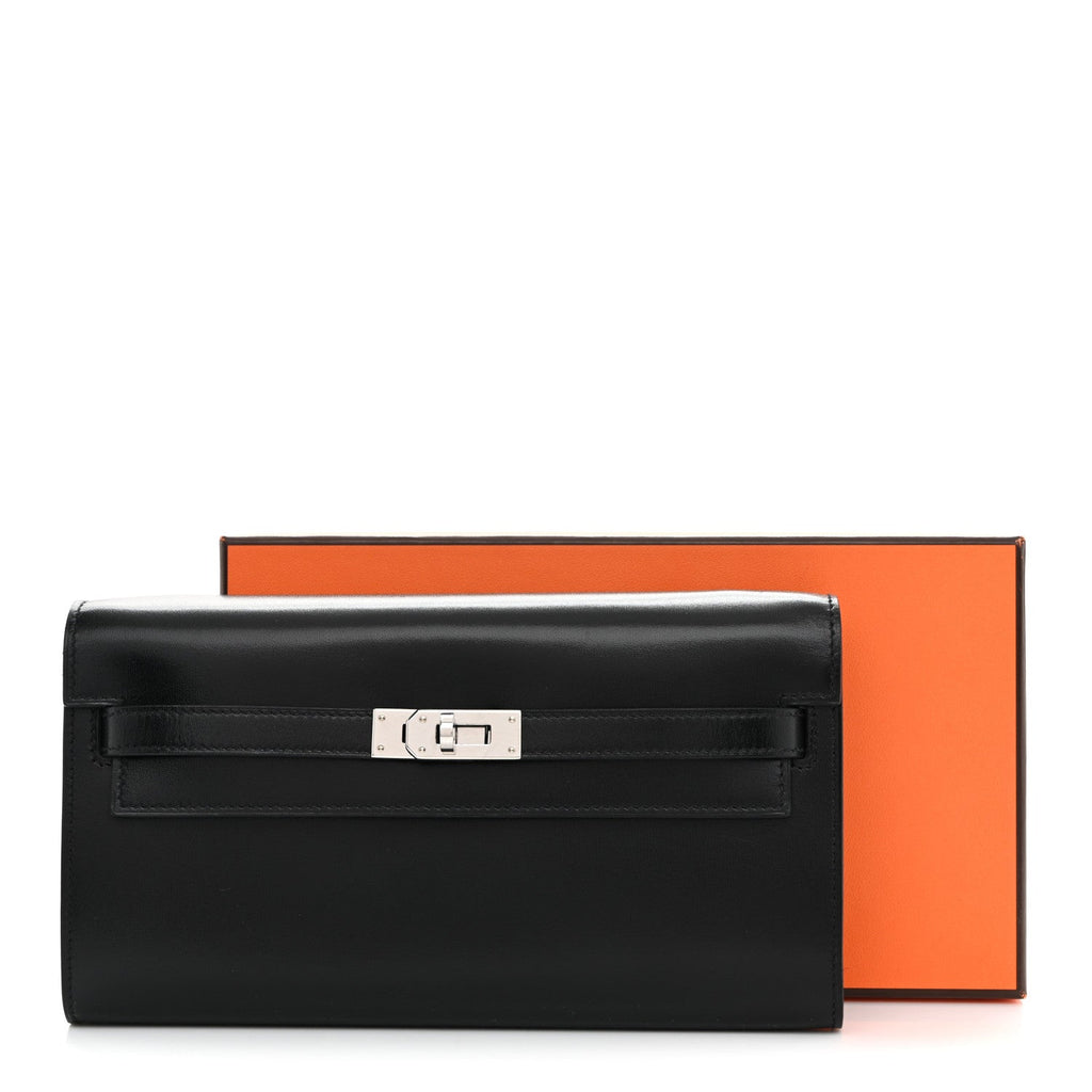 Box Kelly Wallet To Go Black