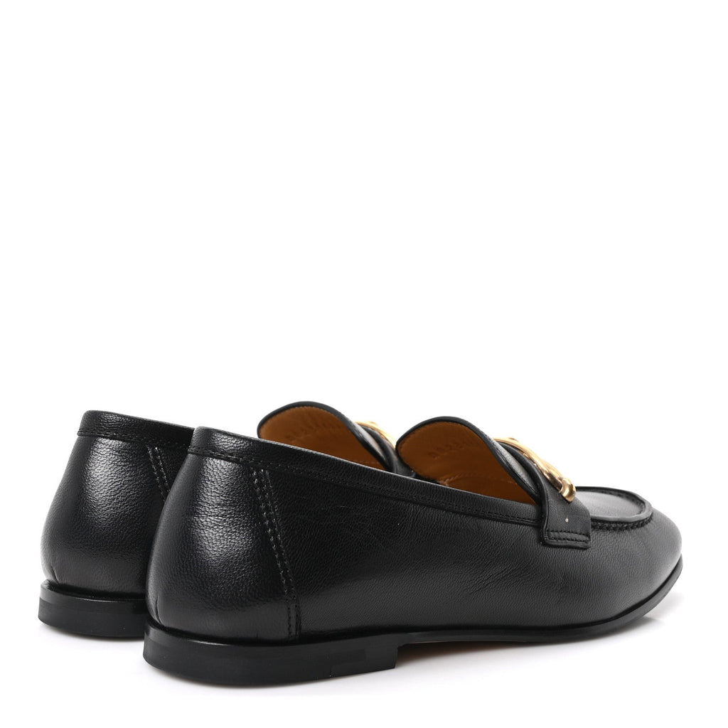 Calfskin Womens Colette Loafers 35 Black