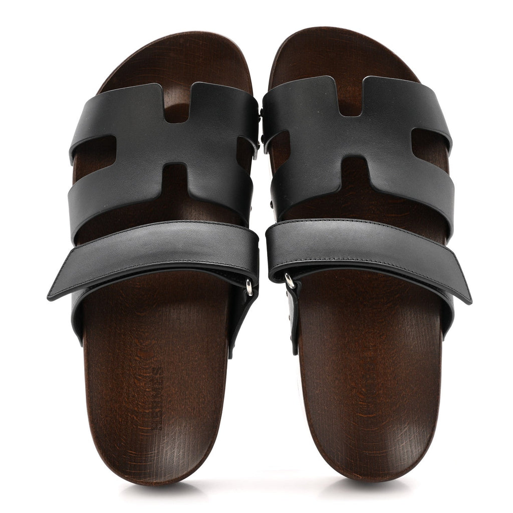 Calfskin Womens Kos Clog 39 Black