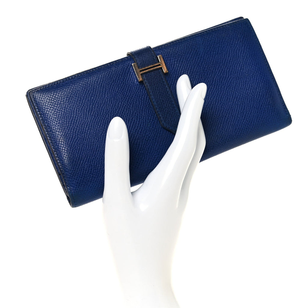 Epsom Bearn Gusset Wallet Bleu Electrique