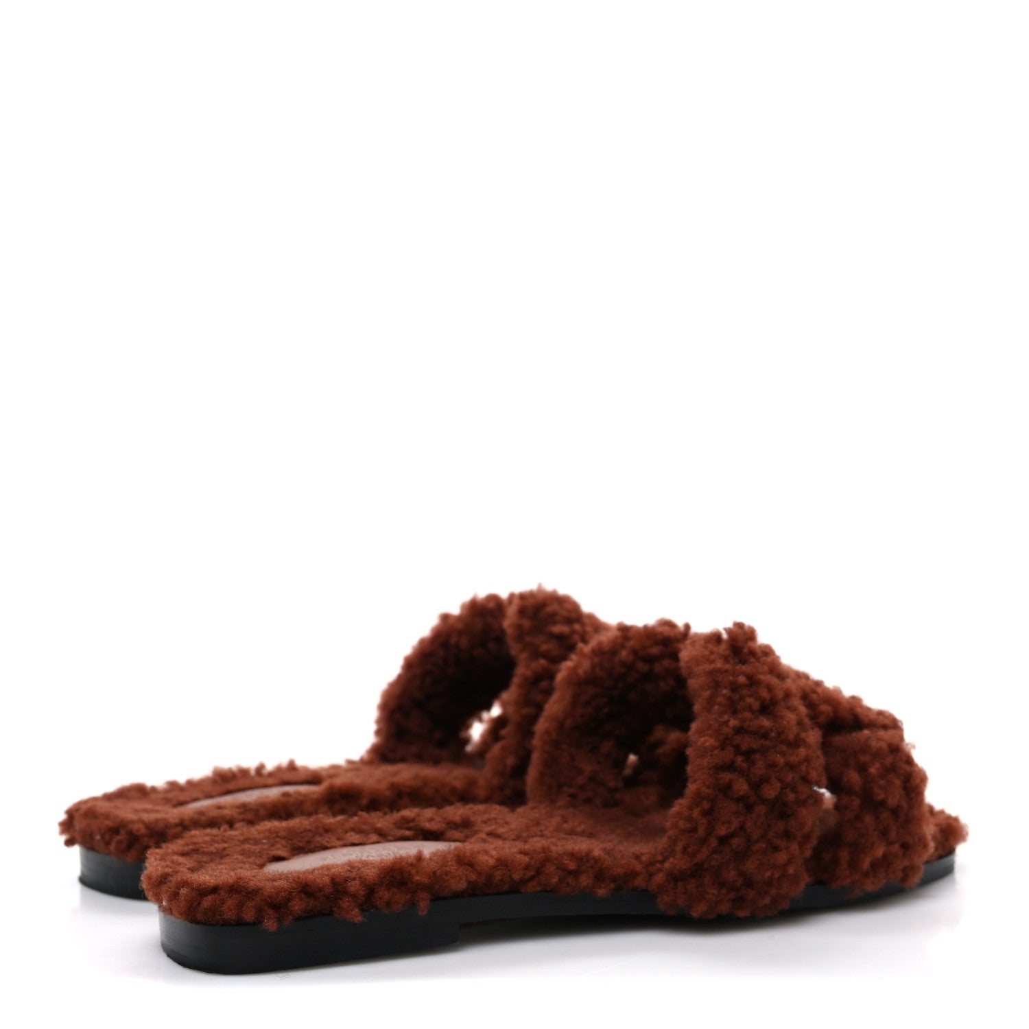 Woolskin Oran Sandals 37.5 Cognac
