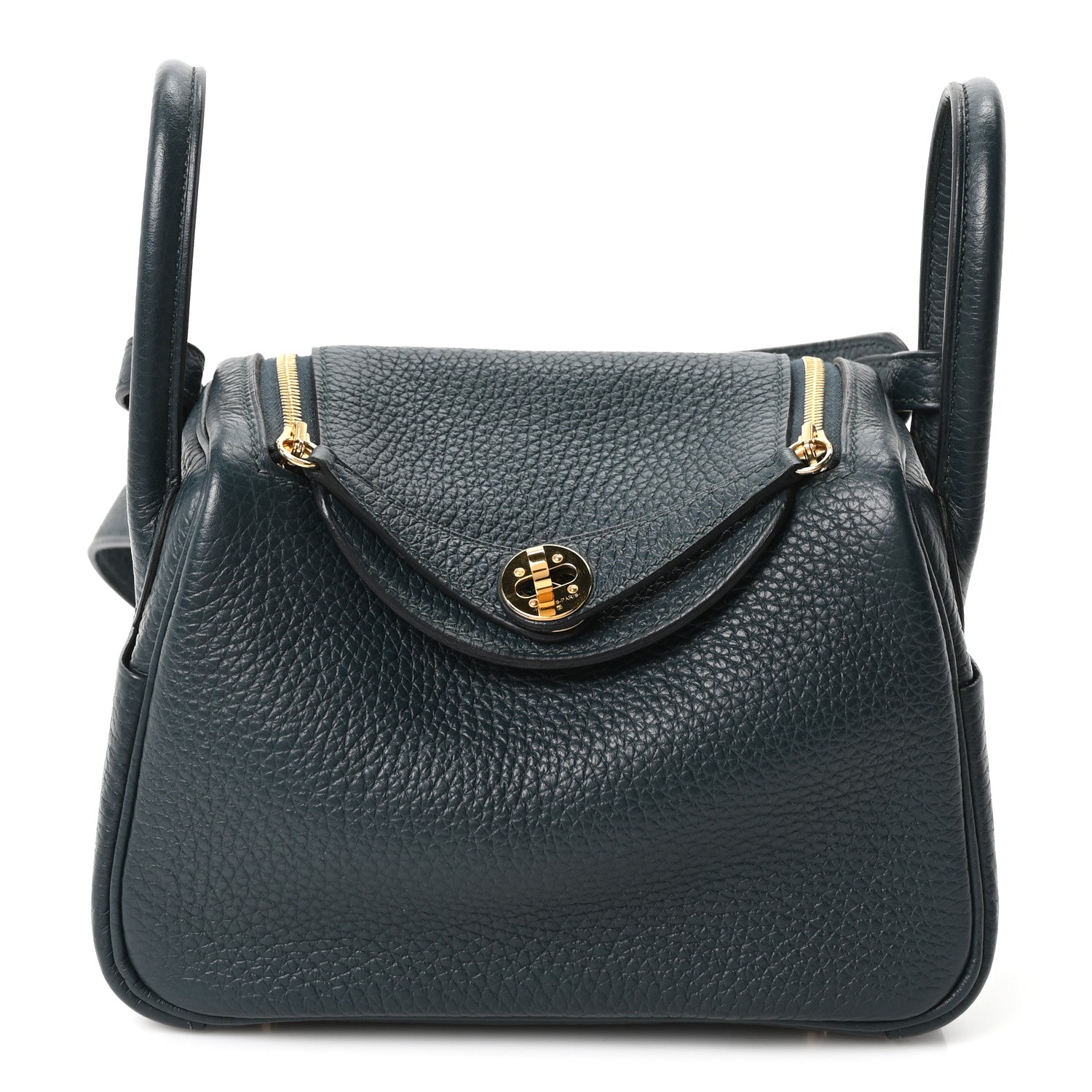 Taurillon Clemence Mini Lindy 20 Vert Cypress