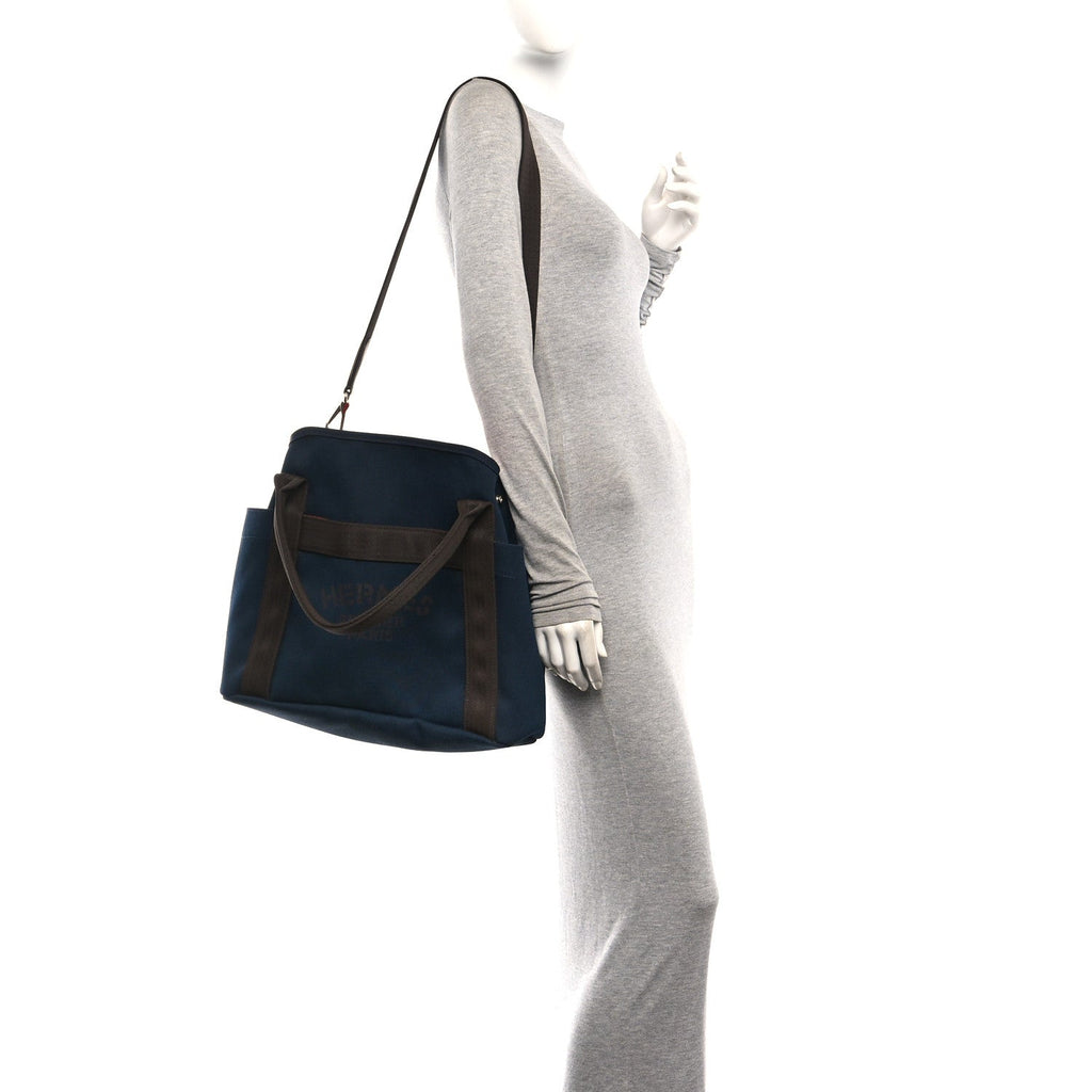 Canvas The Grooming Bag Bleu Navy Feu