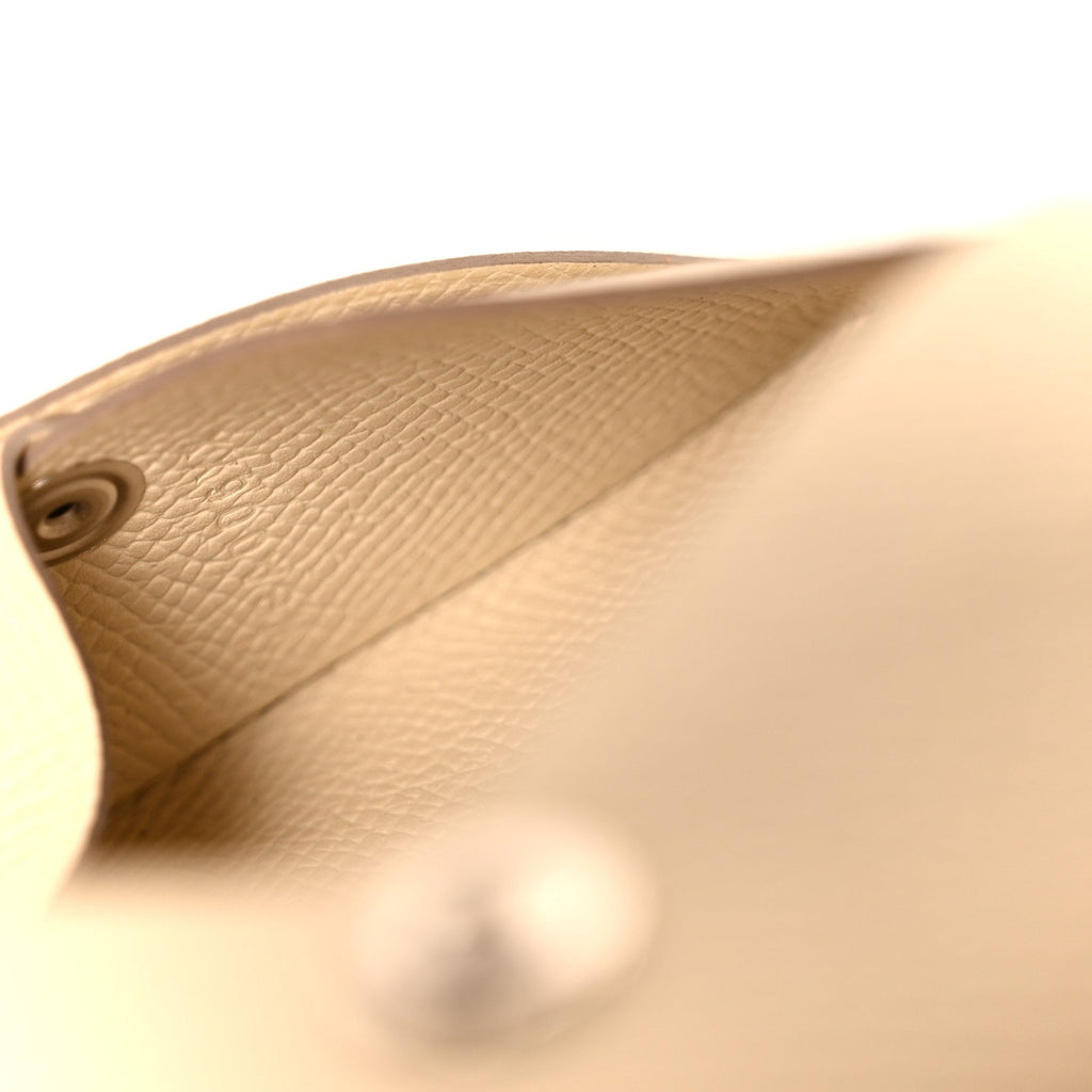 Epsom Calvi Card Case Craie