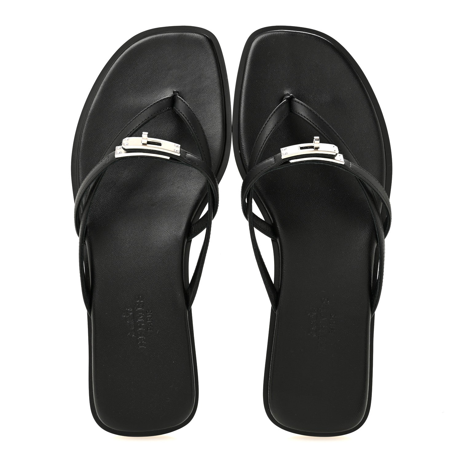 Calfskin Miss Sandals 36 Black