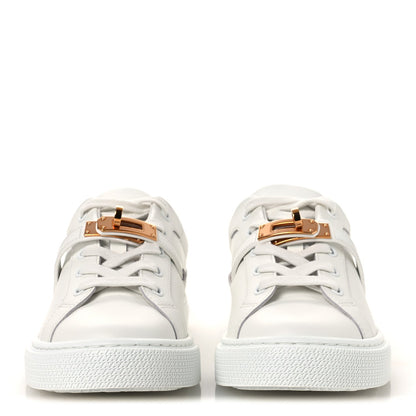 Calfskin Day Sneakers 37 White
