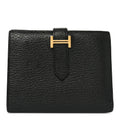 Chevre Mysore Bearn Compact Wallet Black