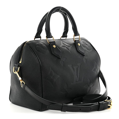 Empreinte Monogram Giant Speedy Bandouliere 25 Black
