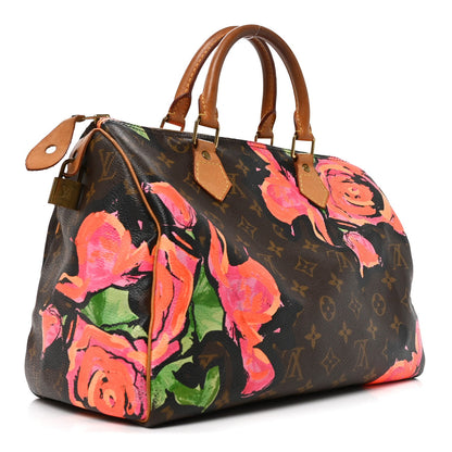 Monogram Roses Speedy 30