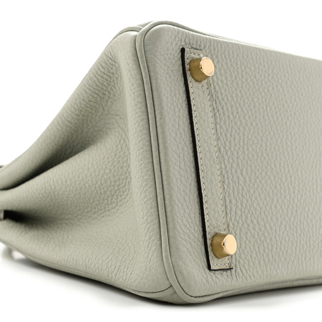Togo Birkin 25 Gris Neve