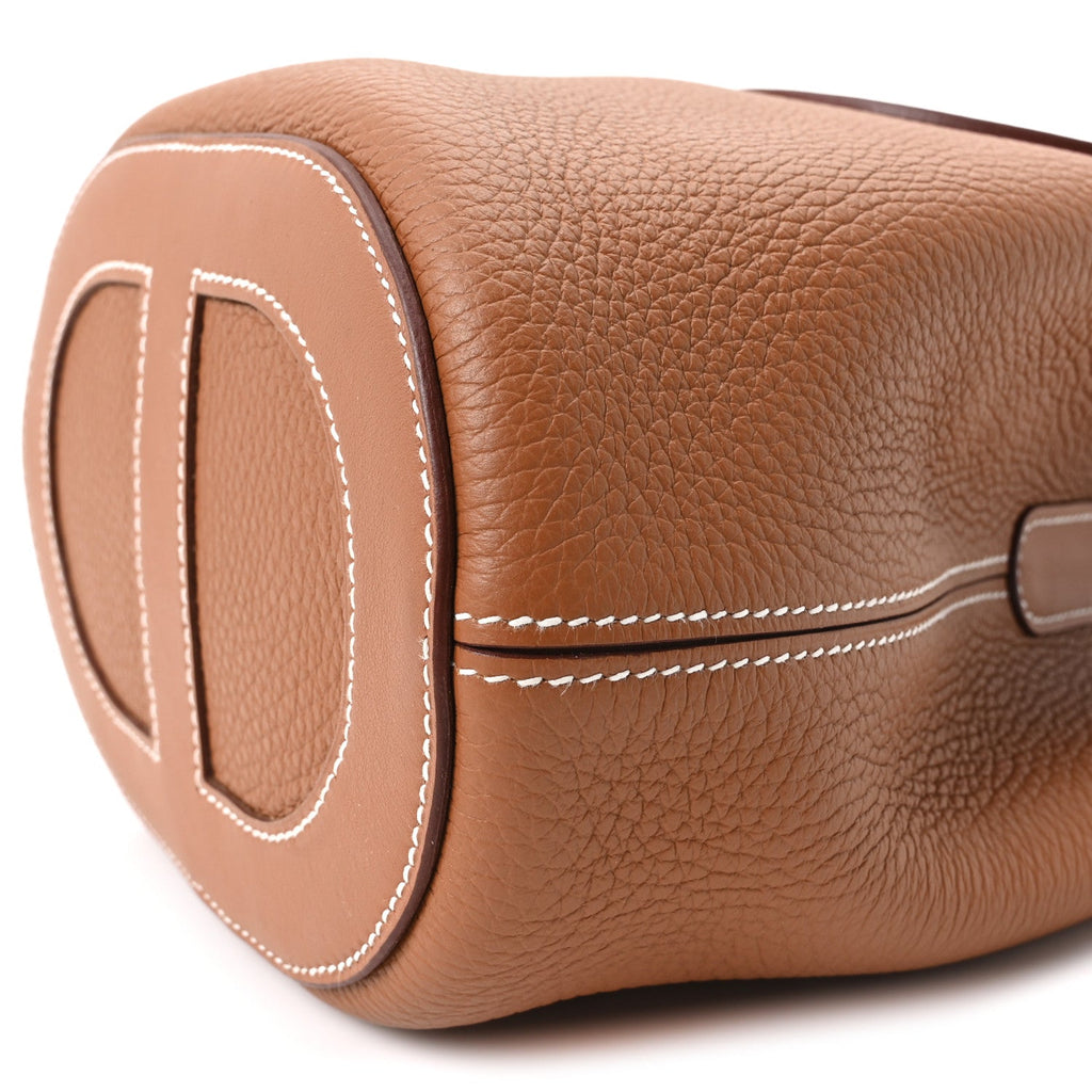 Taurillon Clemence Swift In-The-Loop 18 Bag Gold