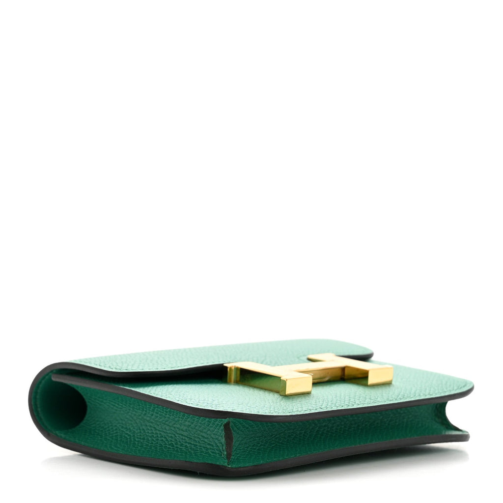 Epsom Constance Slim Wallet Vert Jade