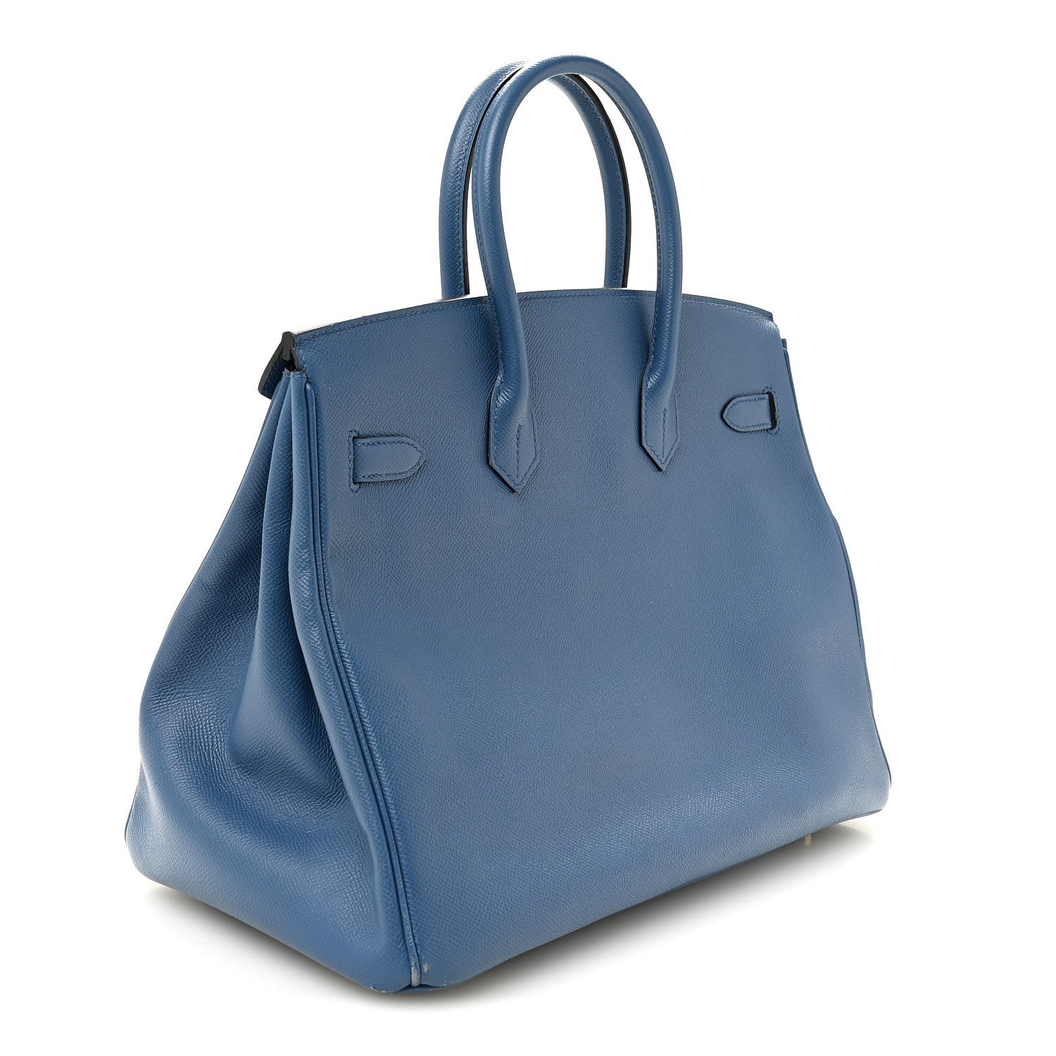 Epsom Birkin 35 Bleu Agate
