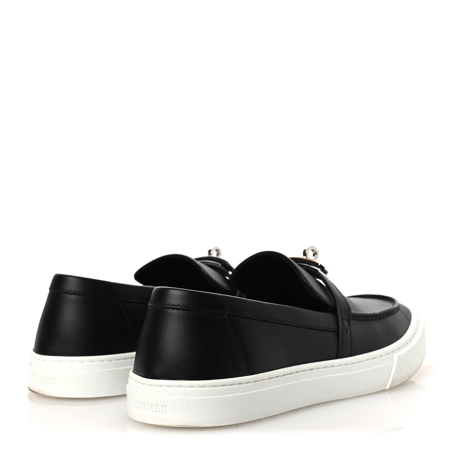 Calfskin Game Slip On Sneakers 39.5 Black