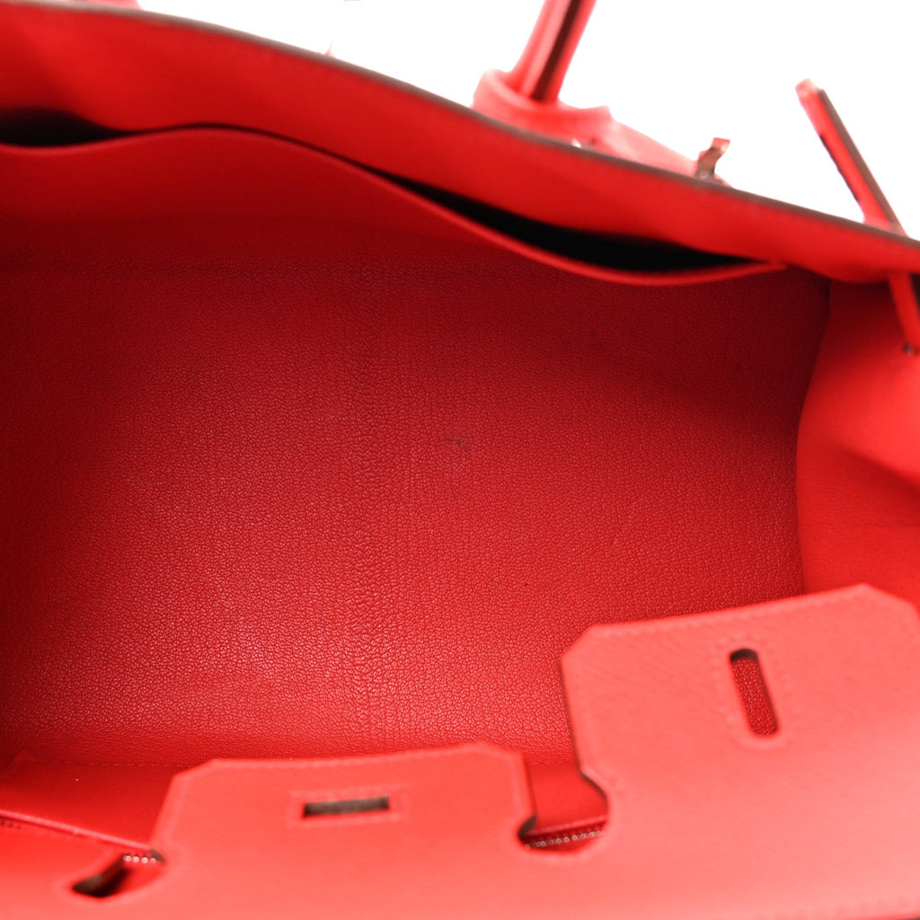Epsom Birkin Sellier 25 Rouge De Coeur