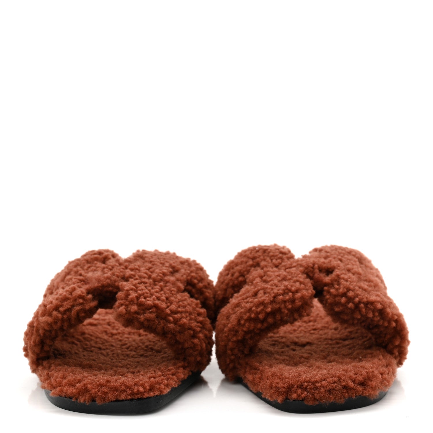 Woolskin Oran Sandals 37 Cognac
