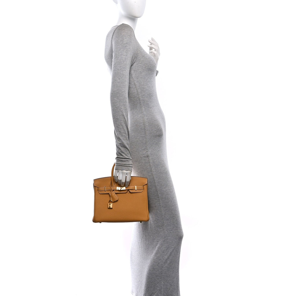 Togo Birkin 25 Natural Sable