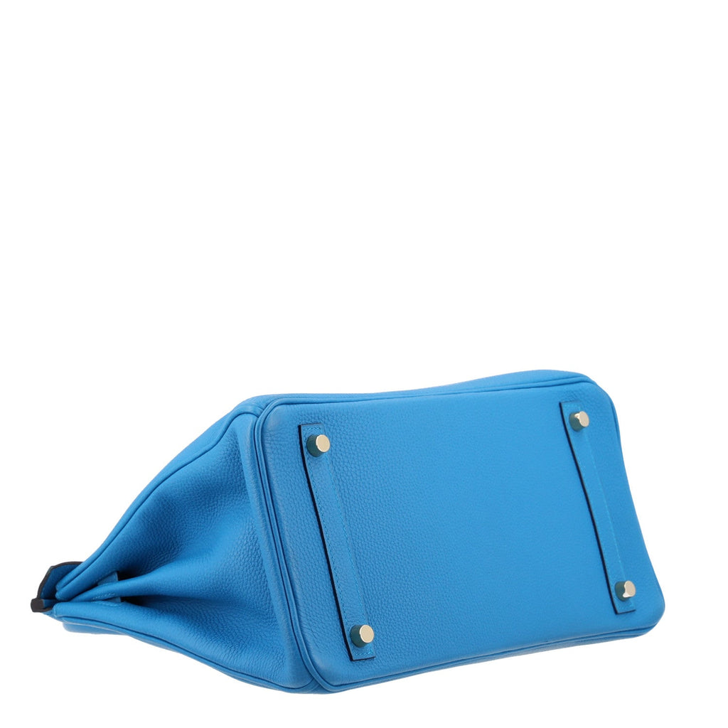 Togo Birkin 30 Bleu Zanzibar