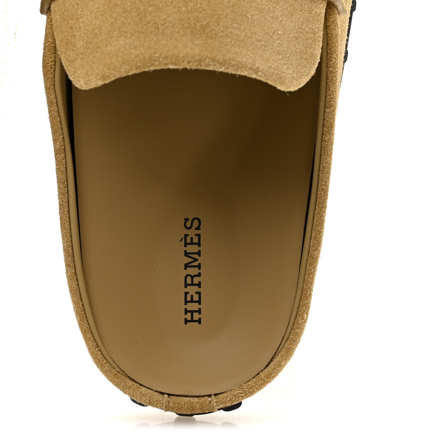 Suede Calfskin Womens Go Mules 39 Beige Sable