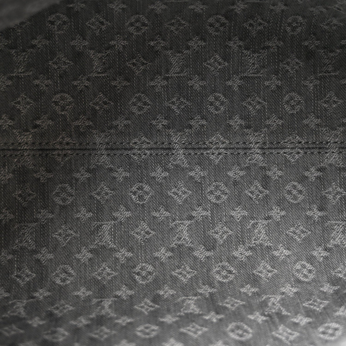 Monogram Denim Speedy Soft 30 Washed Gray